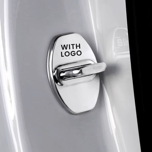 Stainless Steel Door Lock Covers – Pack of 4