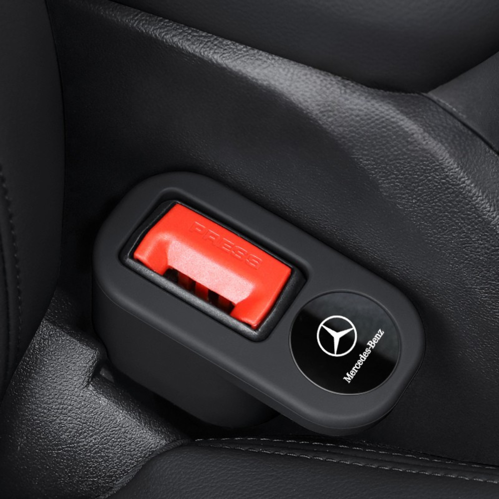 Seat Belt Buckle Covers with Logo – Pack of 2
