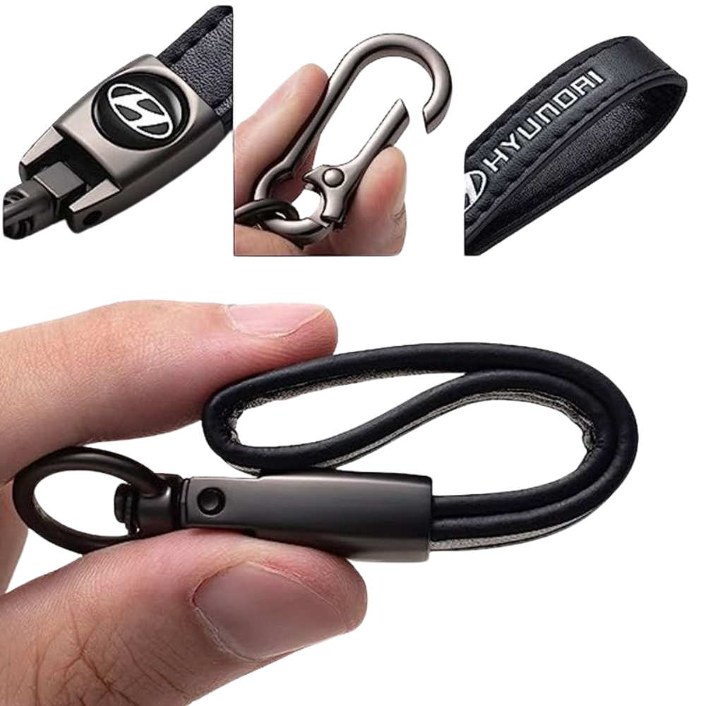 Leather Car Keychain, image 3