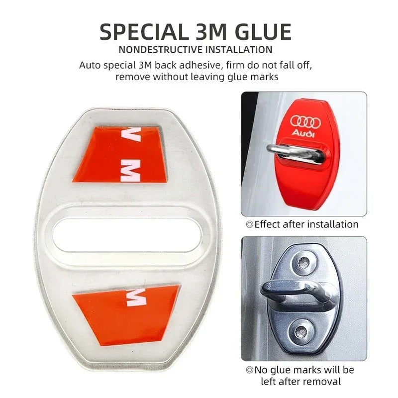Pack of 4 Rustproof Cover for Personalised Door Lock – image 4