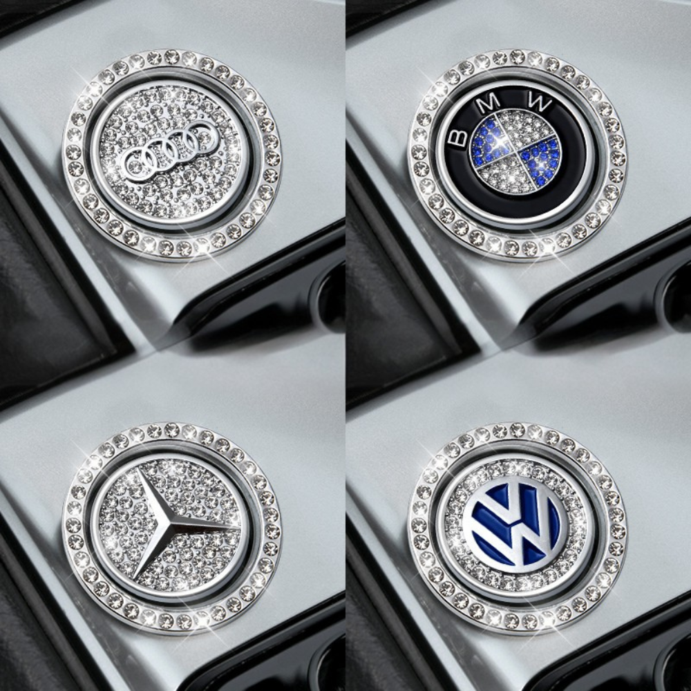 Pack of 3 Crystal Car Start Button Ring – image 4