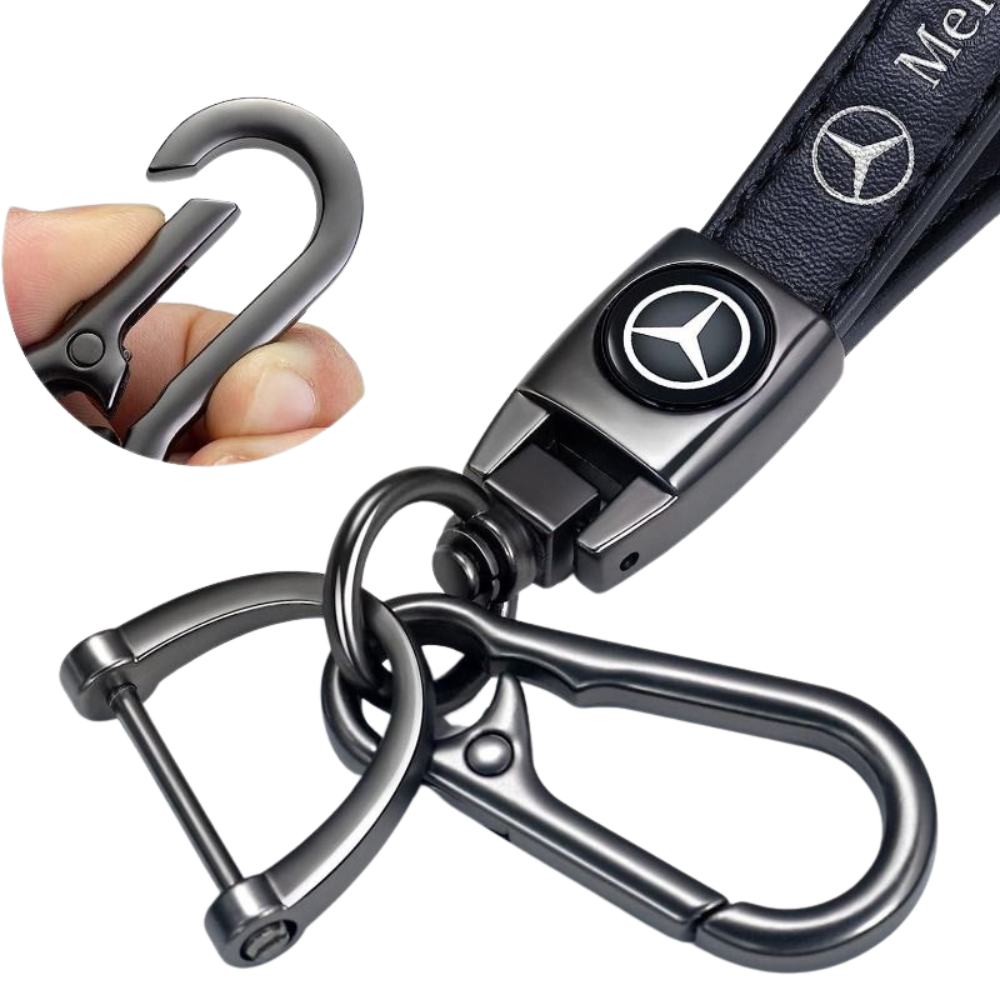 Leather Car Keychain, image 4