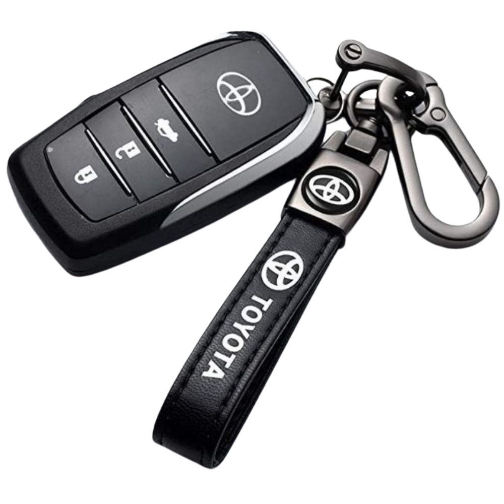 Leather Car Keychain, image 5