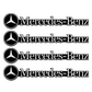 Pack of 4 Automotive Decorative Sticker 3D – image 7