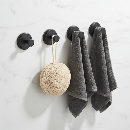 Pack of 4 Twist Lock Suction Hooks