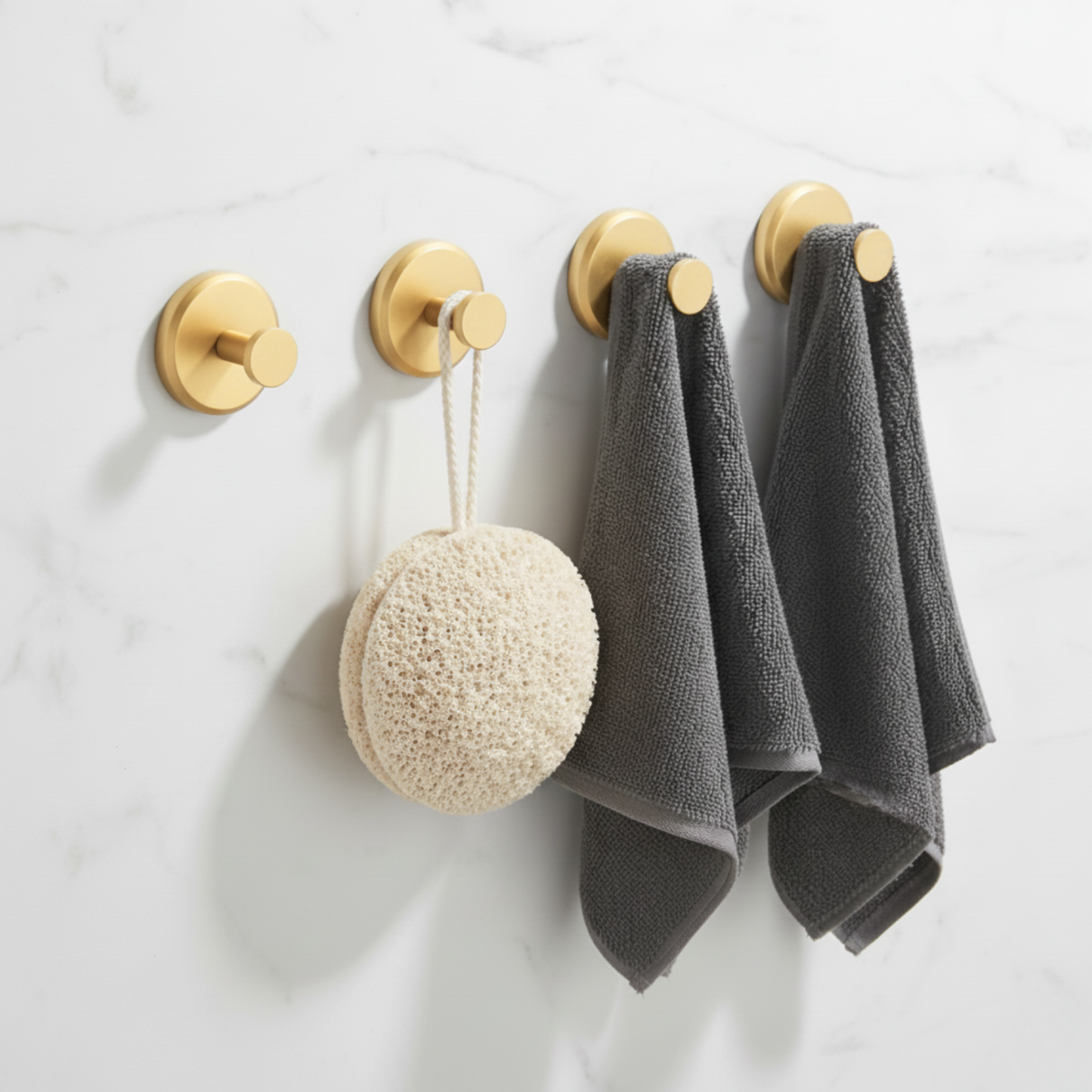 Pack of 4 Twist Lock Suction Hooks