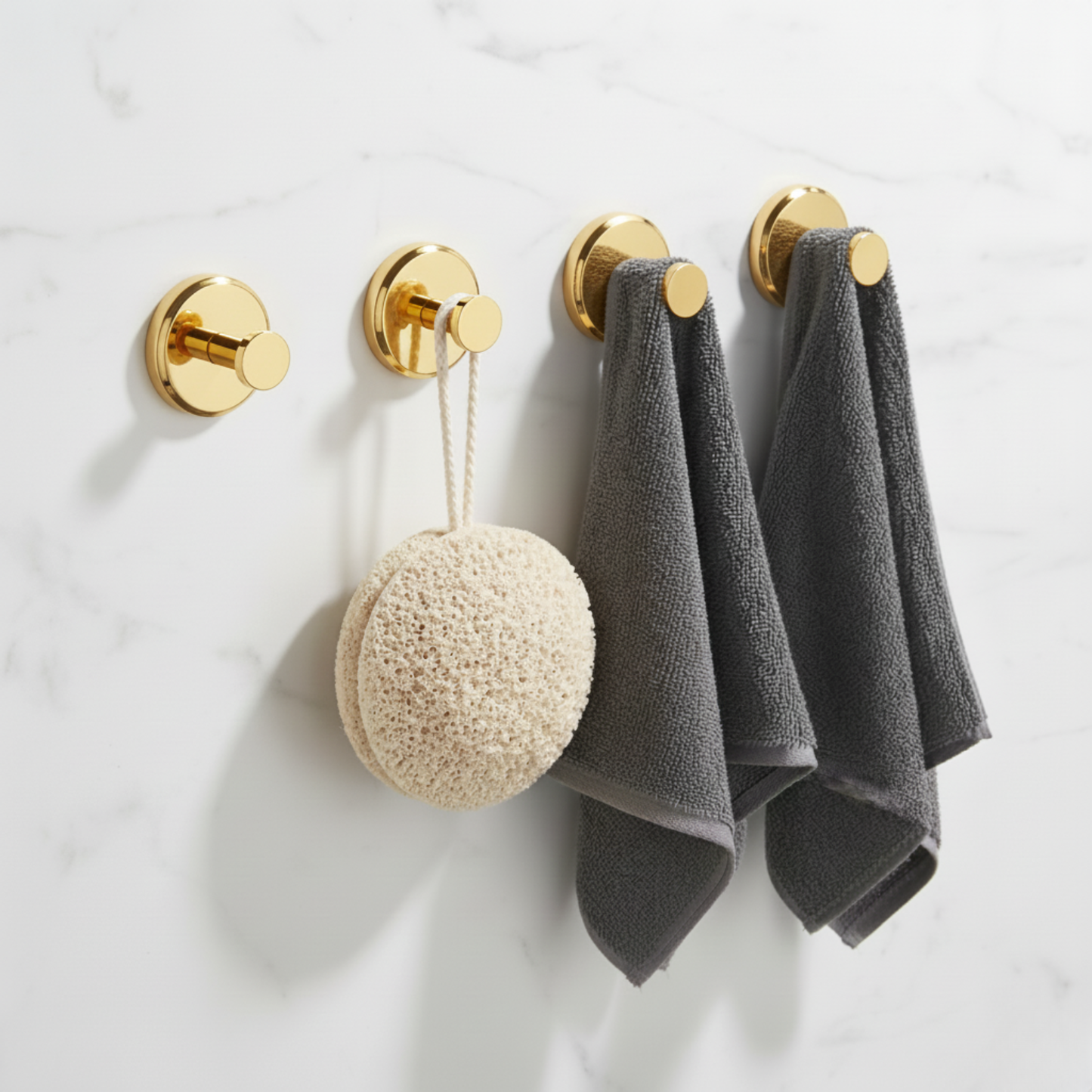 Pack of 4 Twist Lock Suction Hooks