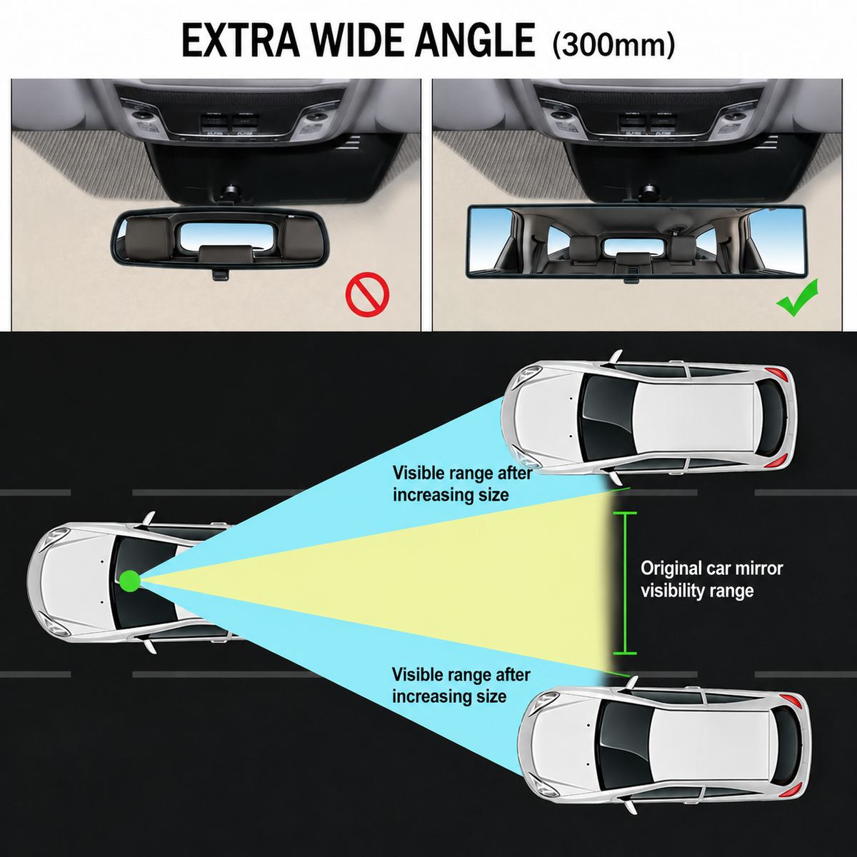 Universal Panoramic Rear View Mirror – image 4