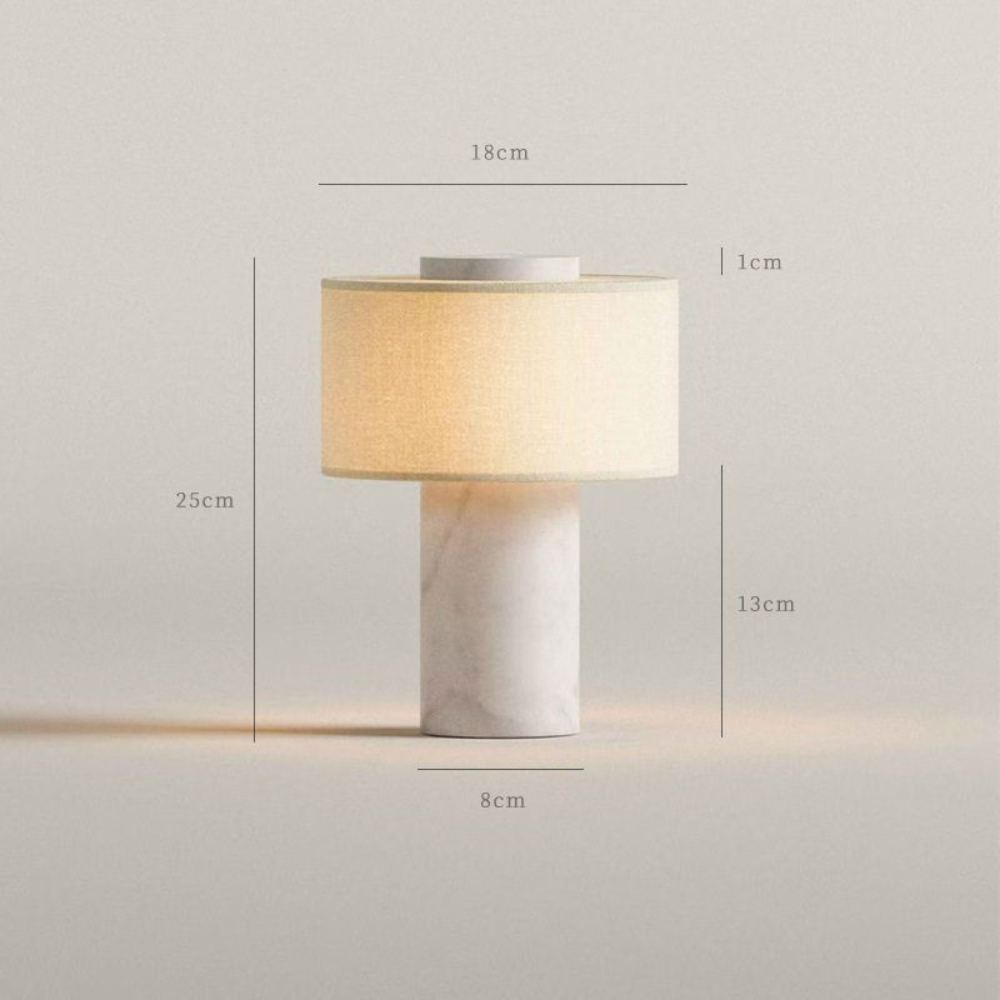 Luxe Marble Touch Table Lamp