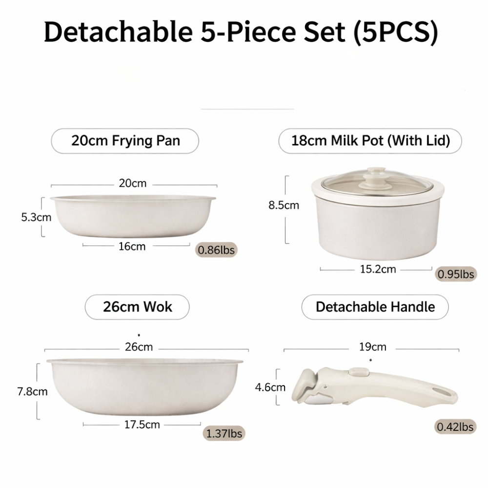 Modular Kitchen Cookware Set