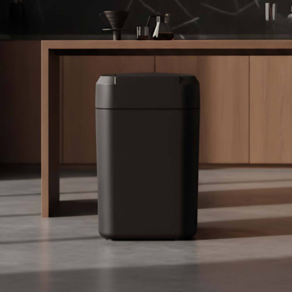 Automatic Smart Trash Can 17L - Black
