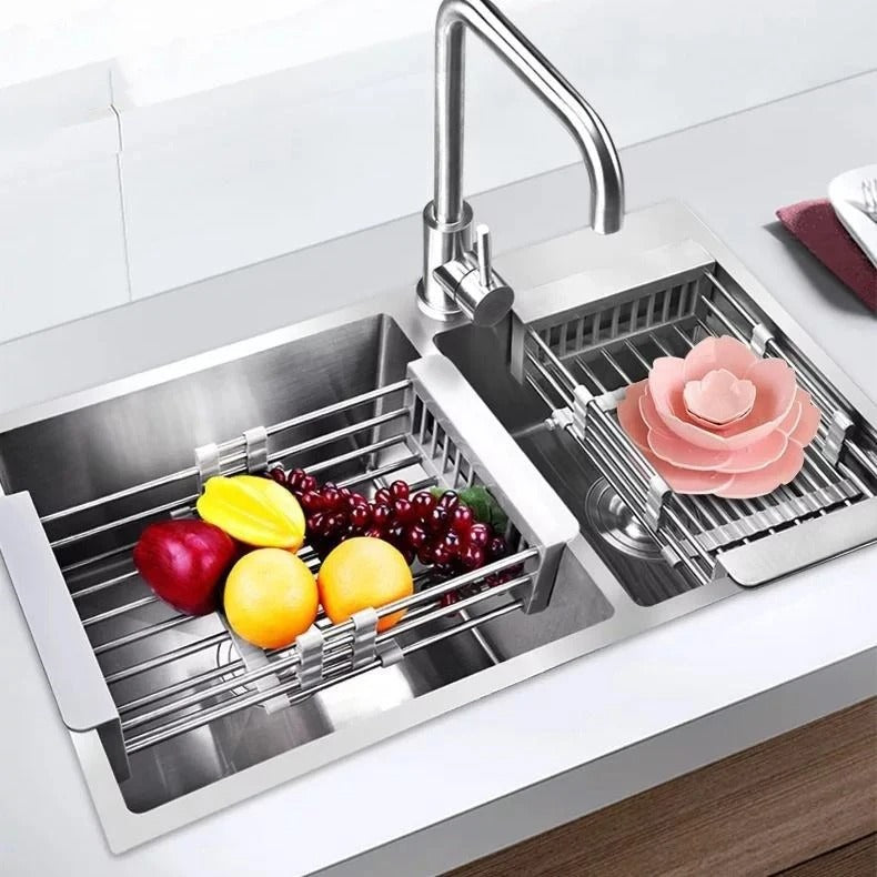 Retractable Stainless Steel Dish Drainer